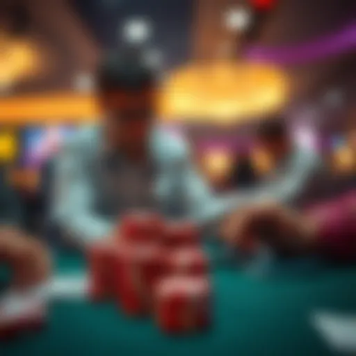 Illustration of GTO poker strategy concepts