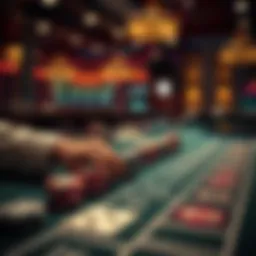 Conceptual illustration of parlay betting mechanics