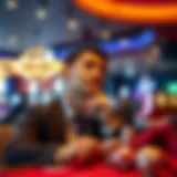 Contemplating Wealth A thoughtful individual reflecting on their newfound wealth