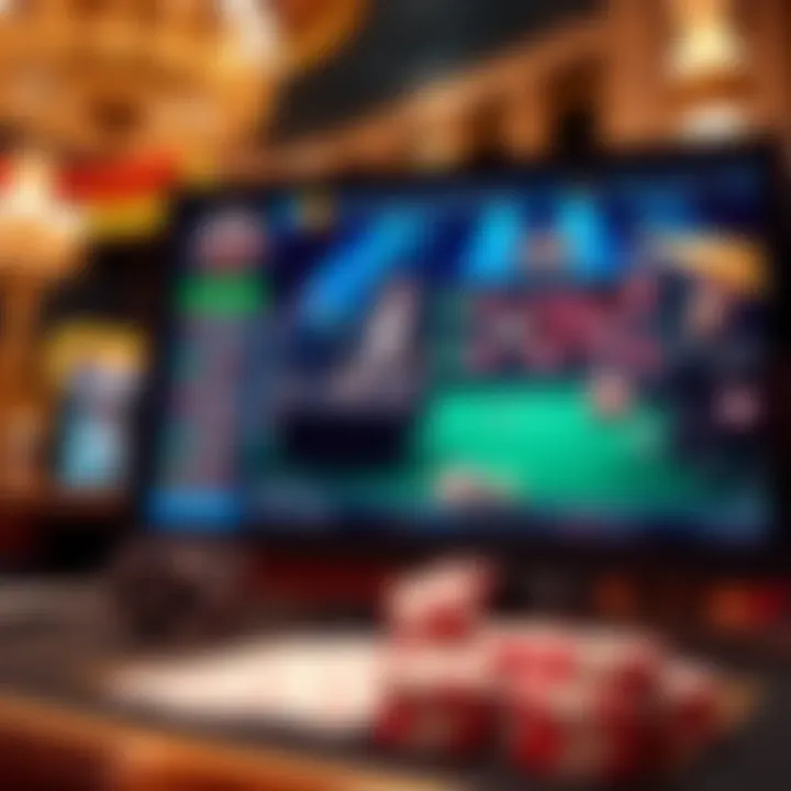 Navigating Online Casino Platforms Elegant online casino interface