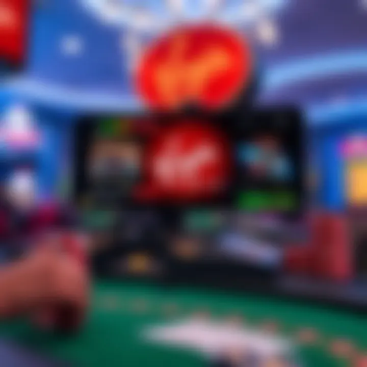 User-friendly interface of Virgin Games