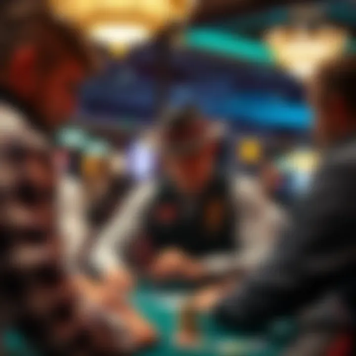 Communication Skills in Poker Dealing A professional dealer interacting with players, showcasing the importance of communication