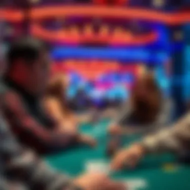 Excitement in WSOP Poker Tournaments An engaging WSOP poker tournament environment filled with excitement and anticipation